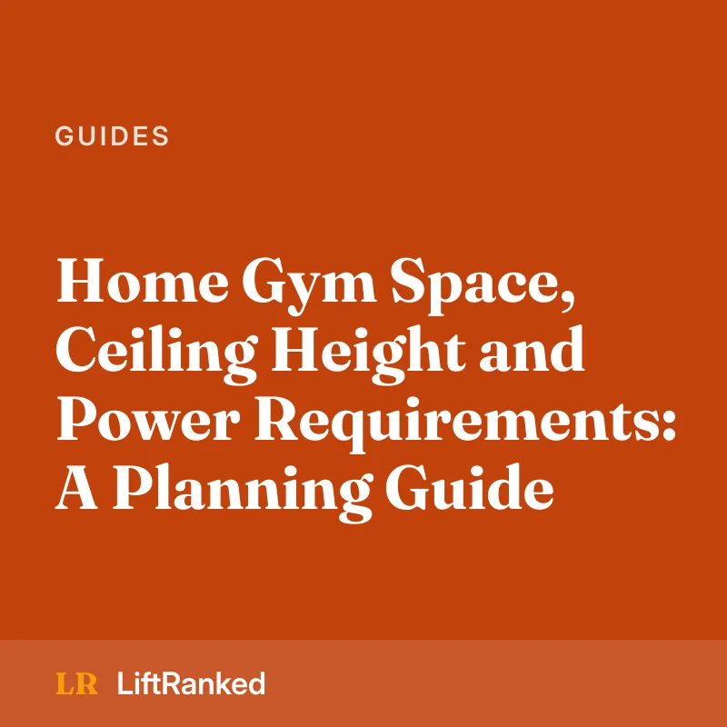 Home Gym Space, Ceiling Height and Power Requirements: A Planning Guide