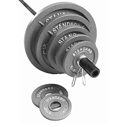 CAP Barbell 300 LB Cast Iron Olympic Weight Set