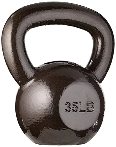 Amazon Basics Cast Iron Kettlebell (35 lb)