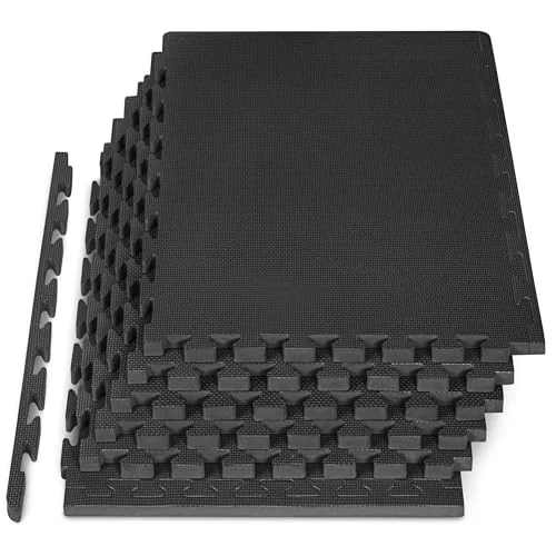 ProsourceFit Extra Thick Puzzle Exercise Mat (1", 24 Sq Ft)