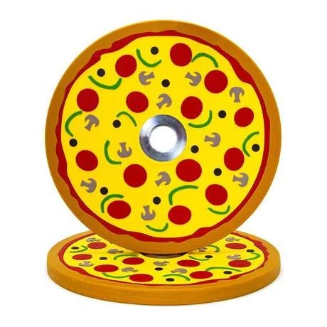 Fringe Sport 10 LB Pizza Bumper Plates, Pair