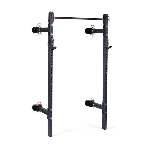 Titan Fitness T-3 Series 82" Wall-Mounted Folding Power Rack