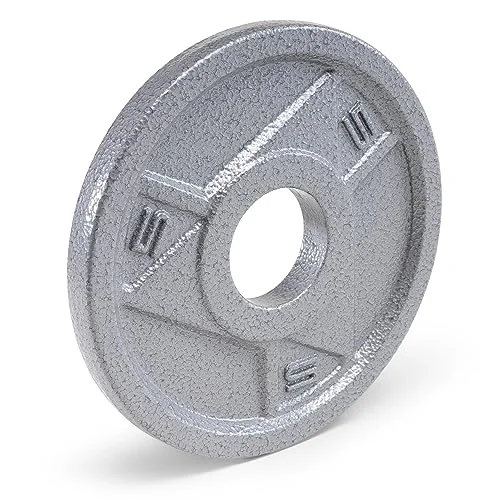 Marcy Classic 2" Cast Iron Olympic Grip Plate, 5 lb
