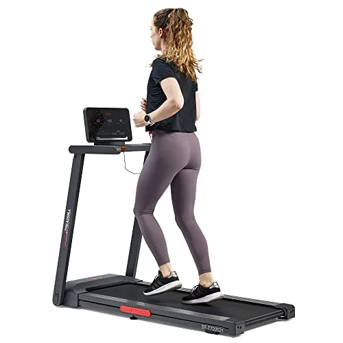 Sunny Health & Fitness Interactive Slim Folding Treadmill
