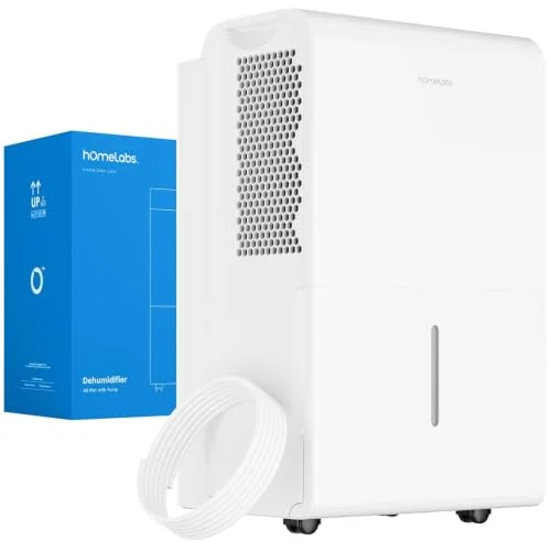 hOmeLabs 7,500 Sq. Ft. Energy Star Dehumidifier with Pump