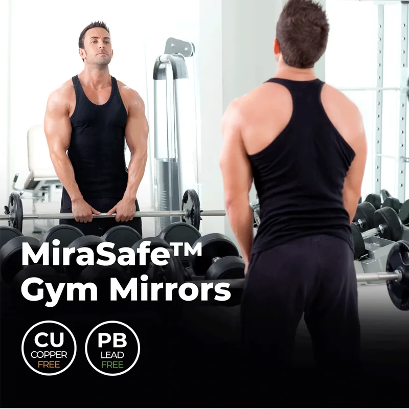 LOVMOR 72x48 Home Gym Mirror (2-Pack)