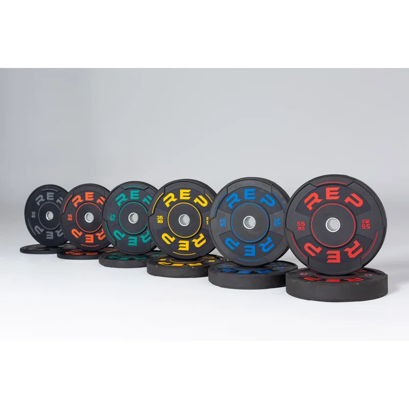 REP Fitness Sport Bumper Plates 2.0 (260lb Set)