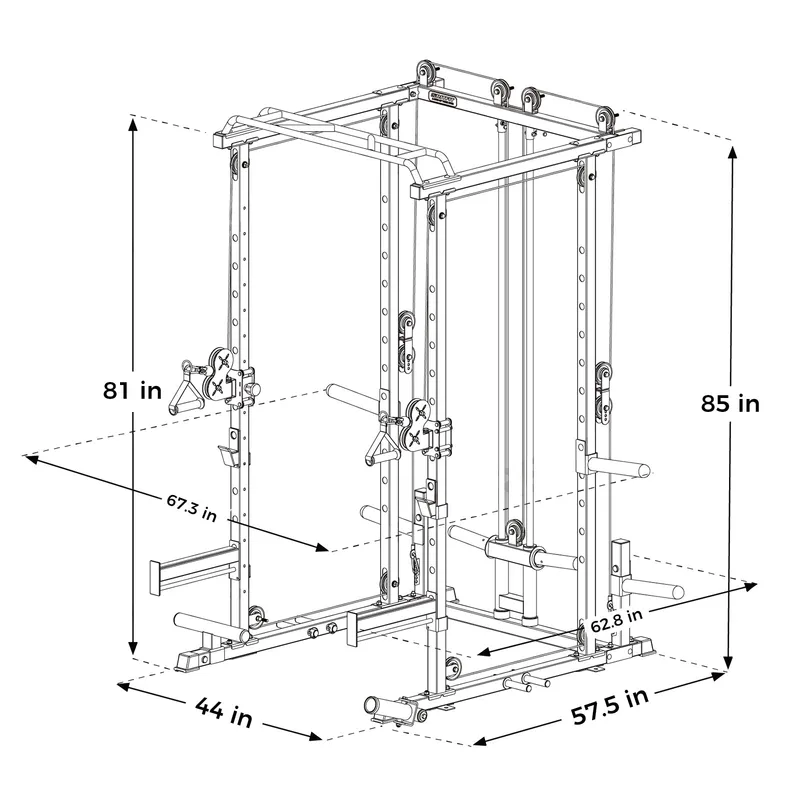 RitFit PPC03 Home Gym Package