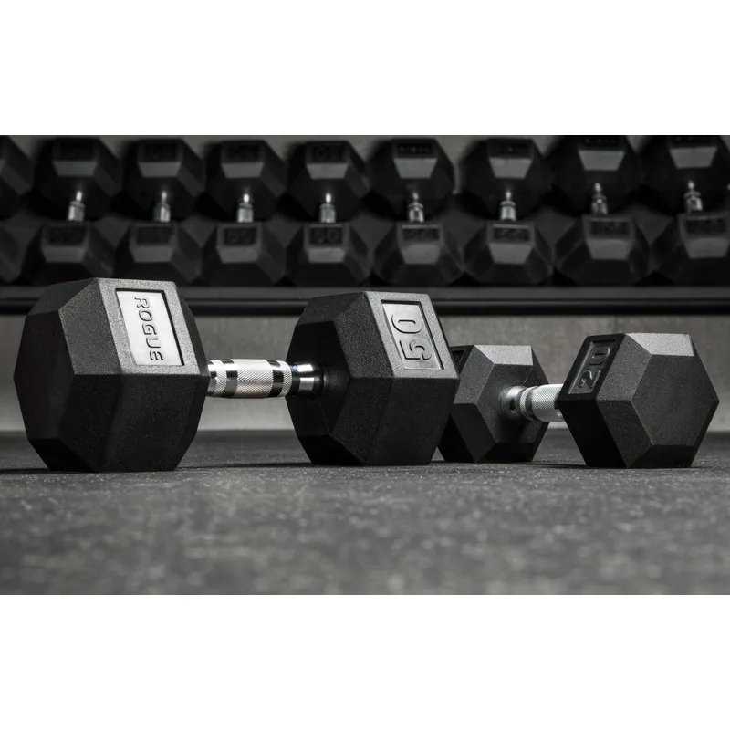 Rogue Fitness Rubber Hex Dumbbells
