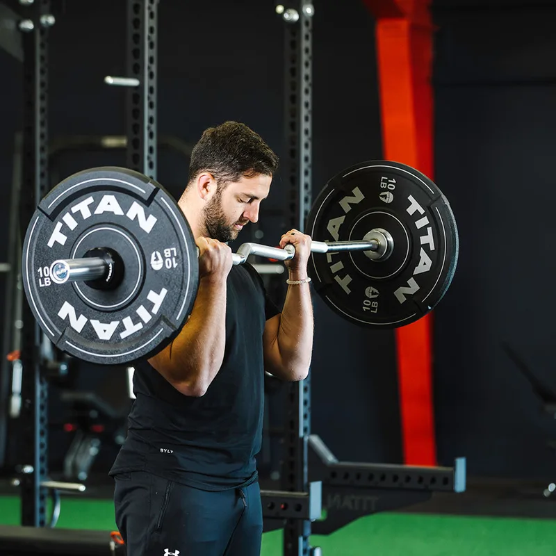 Titan Fitness Elite Series Rackable EZ Curl Bar