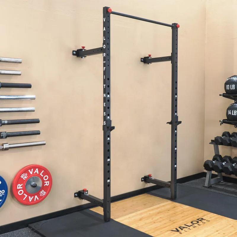 Valor Fitness BD-20 Wall-Mounted Folding Squat Rack