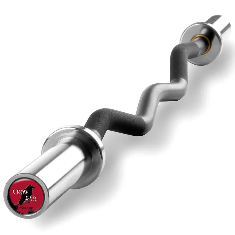 XMark CROWBAR-CURL Olympic EZ Curl Bar