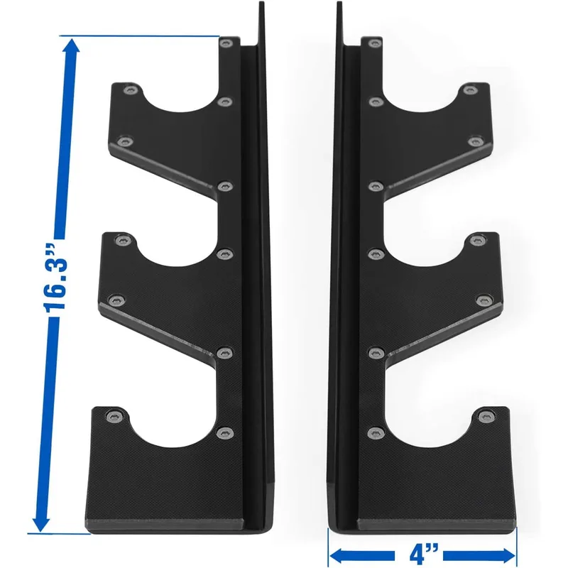 Yes4All Horizontal Wall Mounted Barbell Rack (Pair)